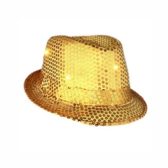 NWT Spritz Light Up Fedora & Tie - Picture 4 of 5